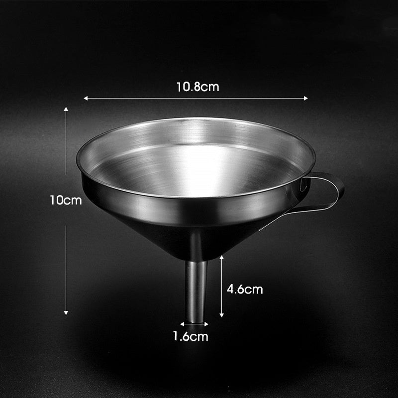 Stainless Steel Filter Funnel – Includes Free Fine Mesh Filter