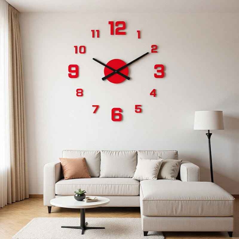 Floating 3D Art DIY Acrylic Clock Set
