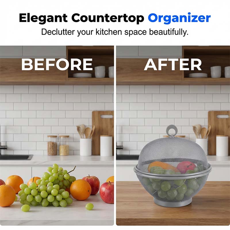 Fruit Basket with Lid – Protects Fruit and Keeps It Fresh