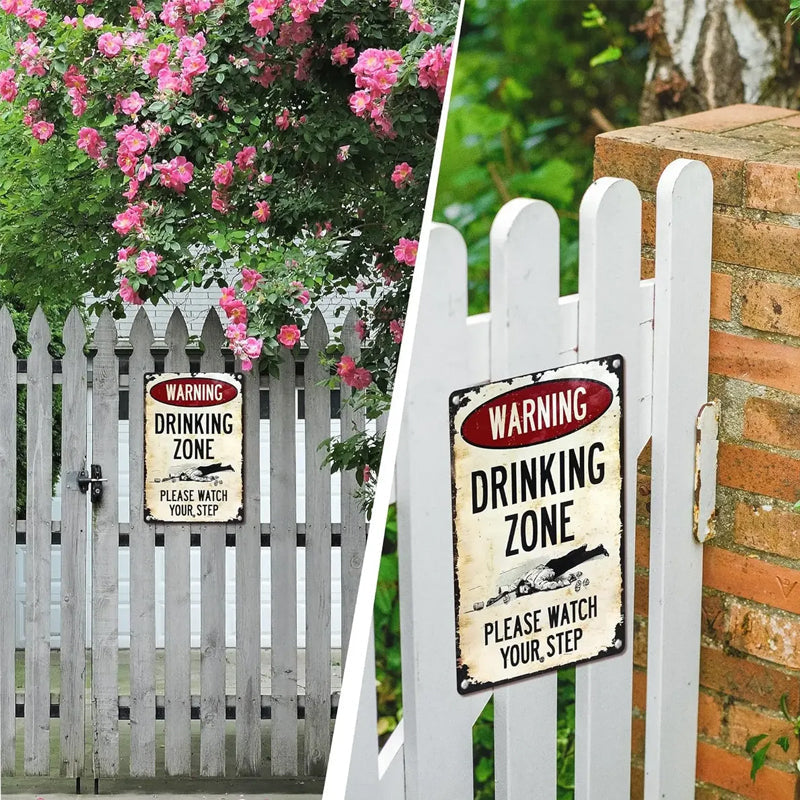 π’π’ 50% OFF RIGHT NOW! π₯ Retro Metal Bar Sign β Rustic Warning Sign for Wall Decor