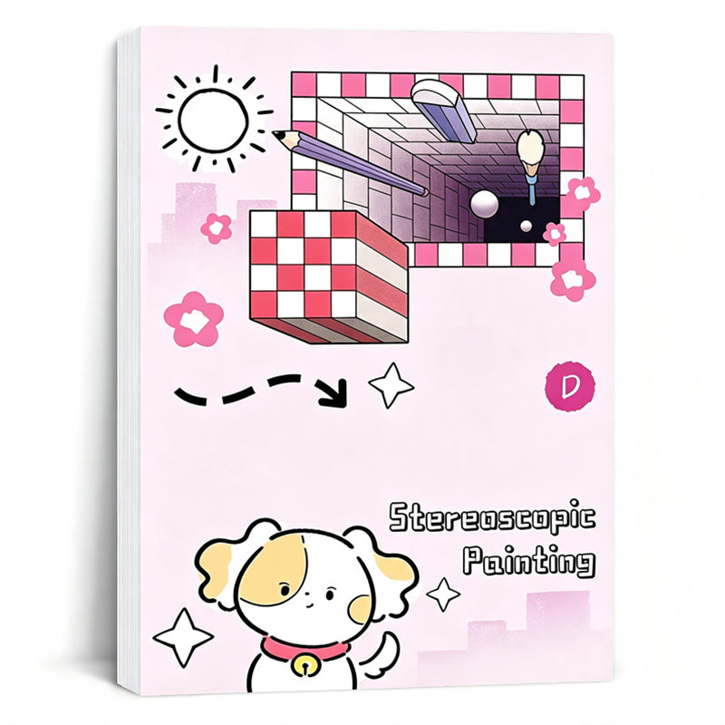 Magic 3D coloring book for kids – Educational and creative sketchbook