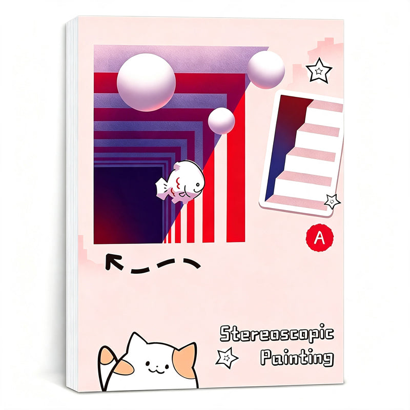 Magic 3D coloring book for kids – Educational and creative sketchbook