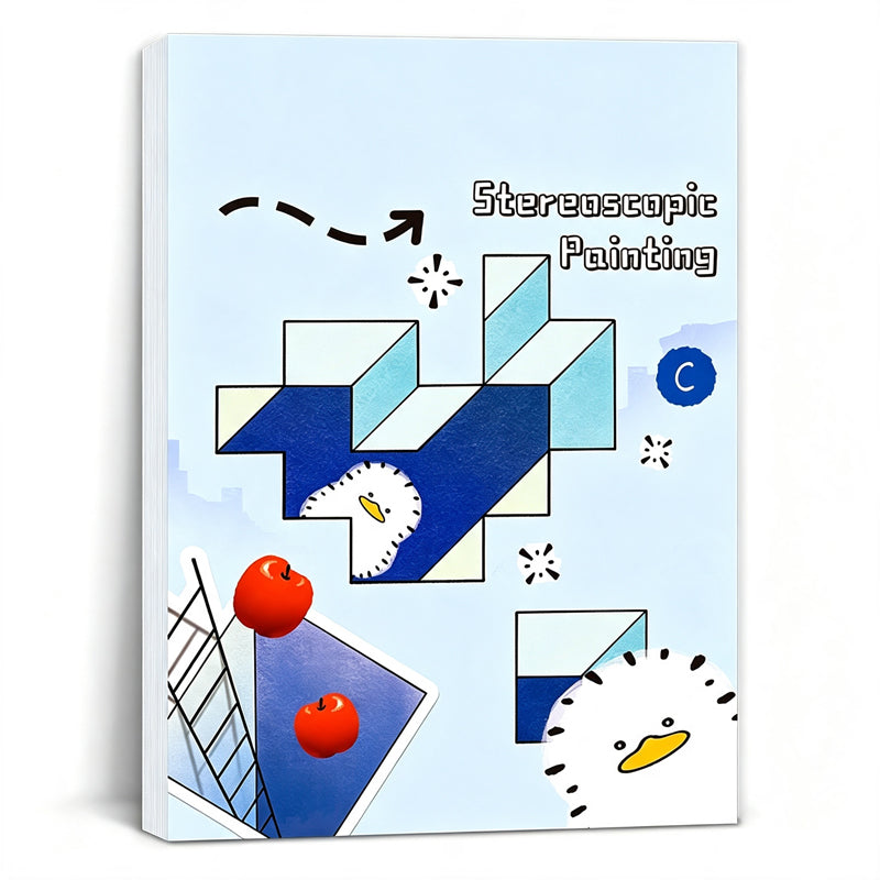 Magic 3D coloring book for kids – Educational and creative sketchbook