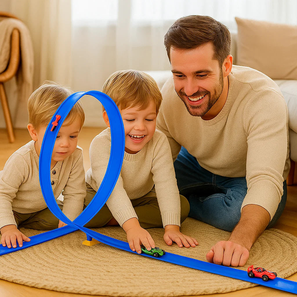 Flexible Racetrack Building Set
