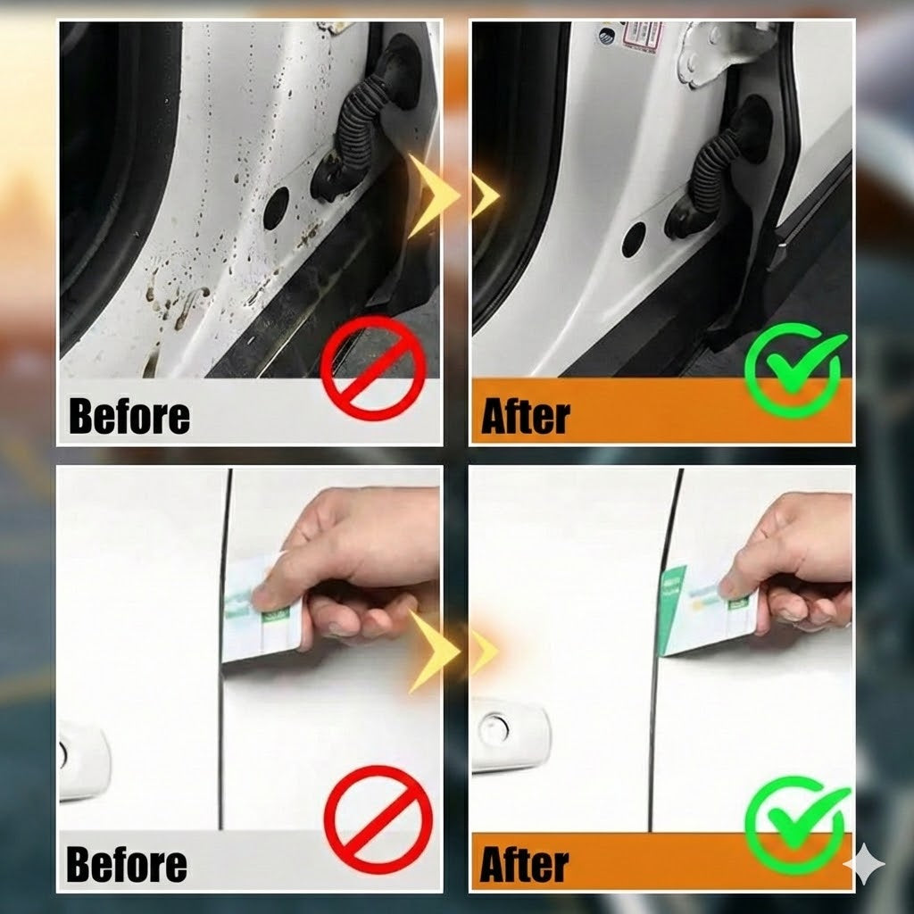 Universal Car Door Rubber Seal (5 Meters) – Self-Adhesive Weatherstripping Against Wind Noise (B-Shape)