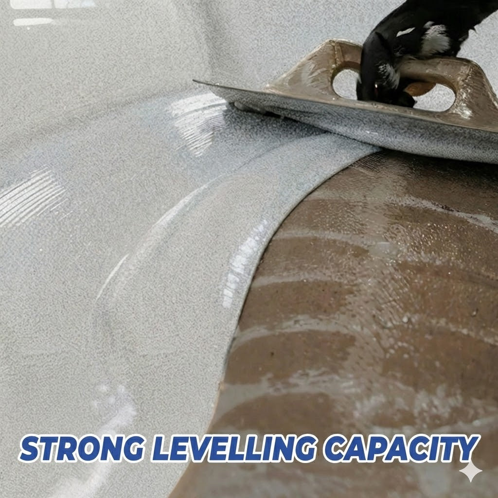 Epoxy Marble Effect Poured Floor – High Gloss Floor Coating Complete Kit (Scratch Resistant & Waterproof)