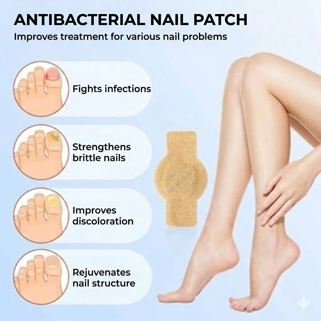 FungalPatch – Intensive Nail Care Set – Self-Adhesive Anti-Fungal Patches