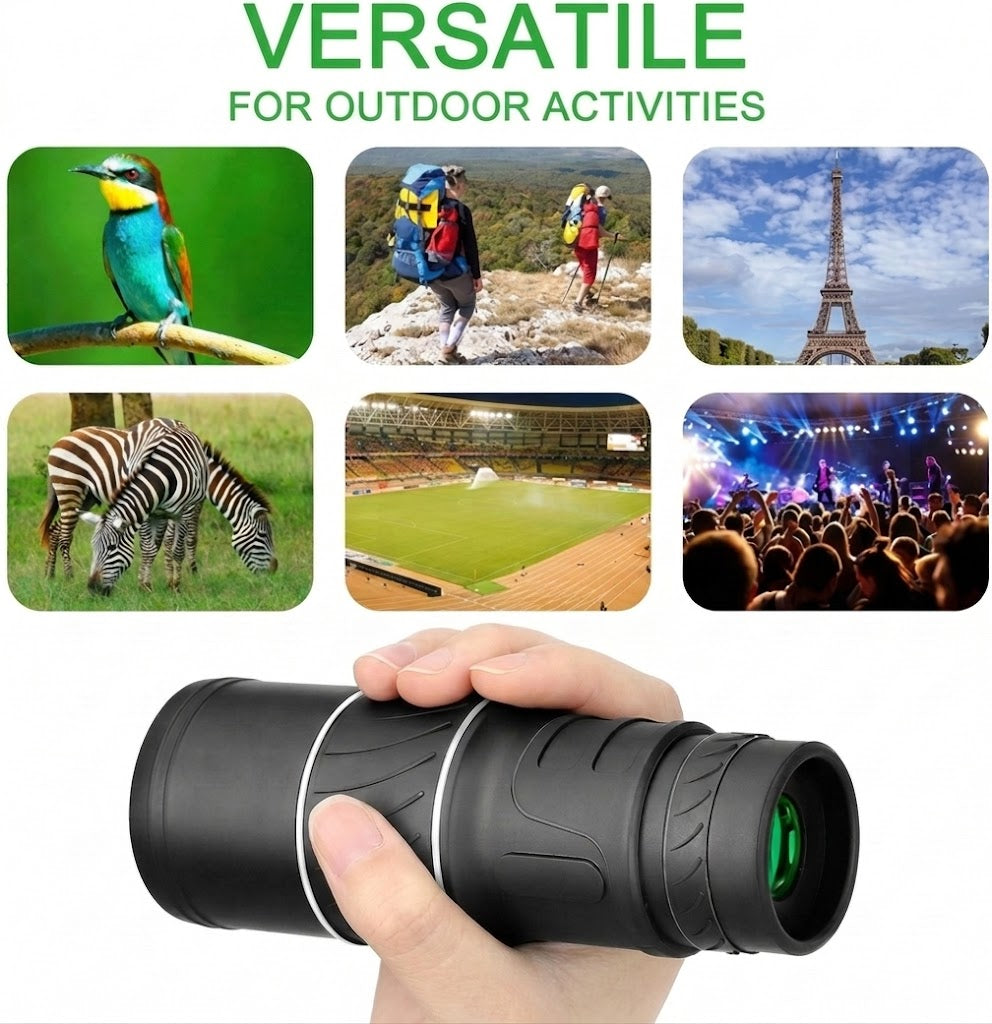 Professional 16x52 Monocular Telescope – HD Optical Zoom