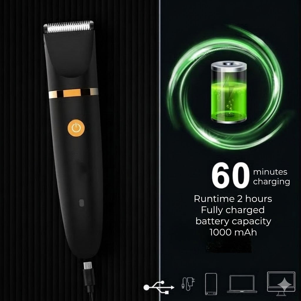 3-in-1 Body Groomer for Men – Electric Body Trimmer