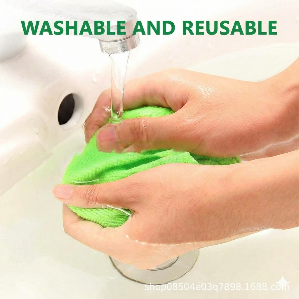 Telescopic Window Cleaner Set - Extendable Pole with Scrubber & Squeegee