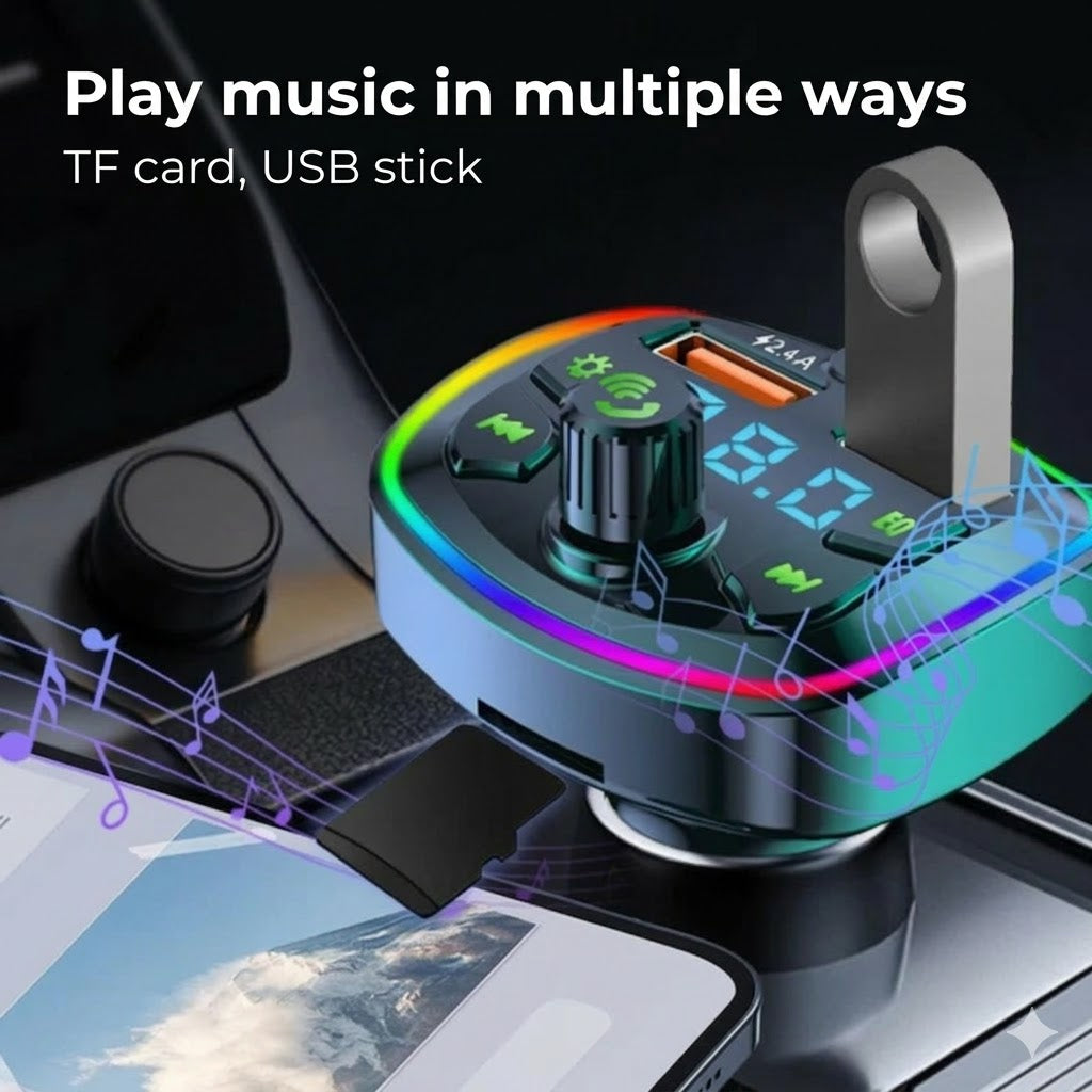 Bluetooth FM Car Adapter and Charger