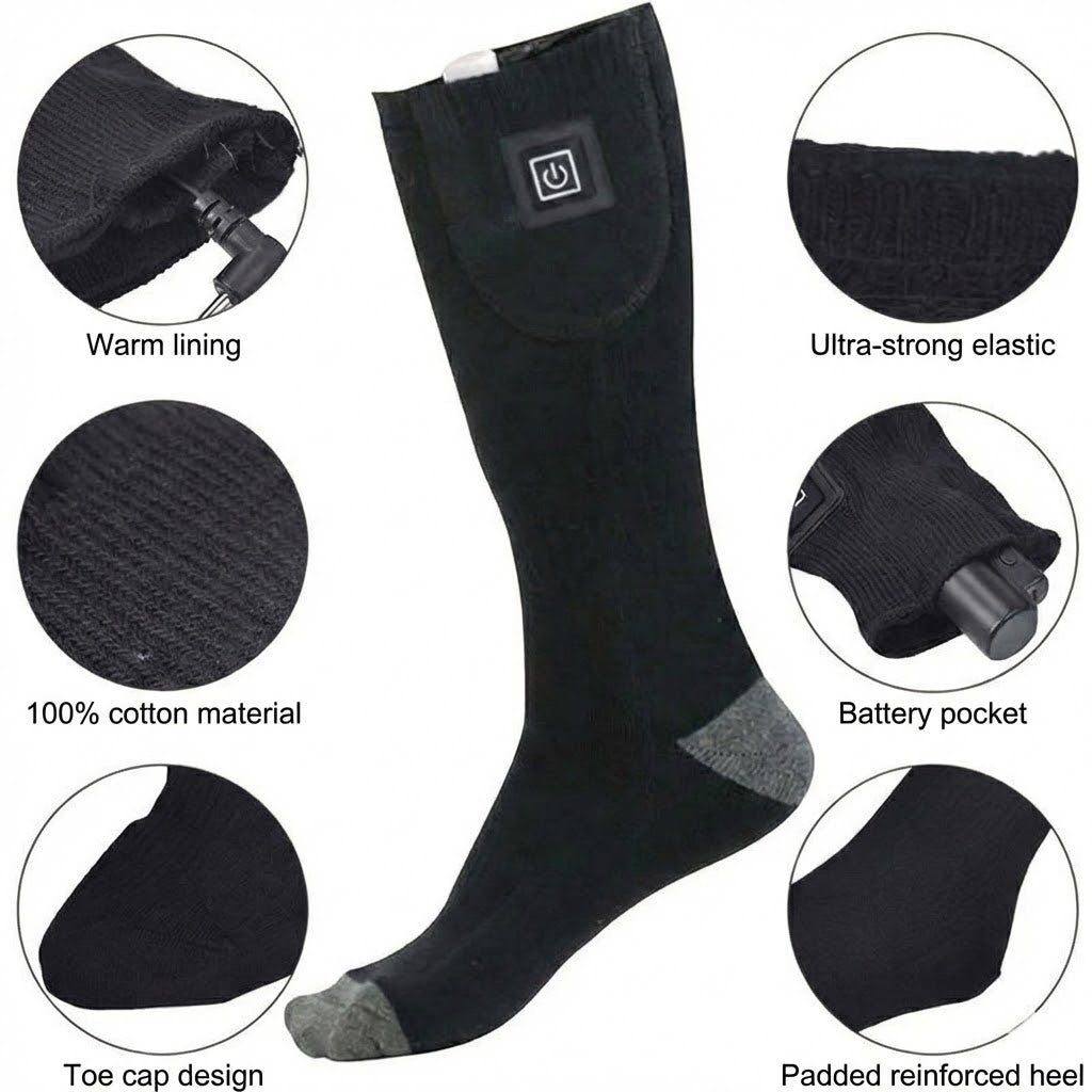 Rechargeable Heated Socks
