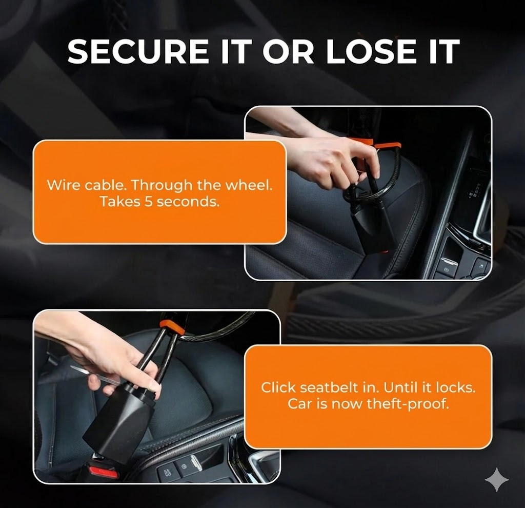 APEX™ Professional Steering Wheel Lock