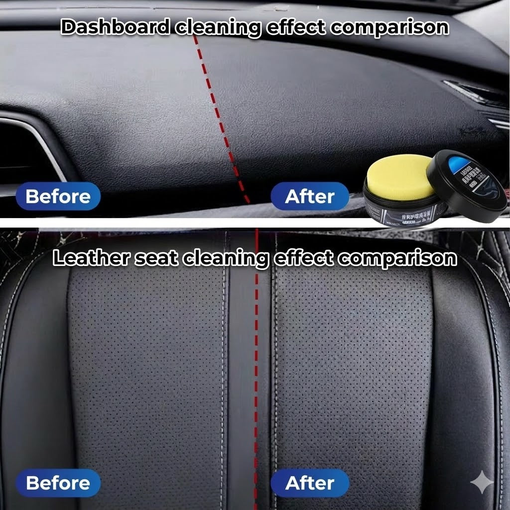 Premium Leather Balm - 3-in-1 Cleaner, Conditioner & Protector