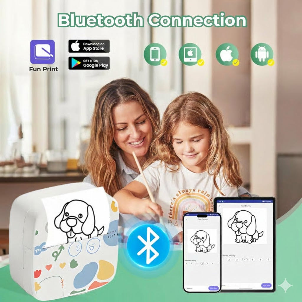 XenGro Portable Label Printer & Sticker Maker