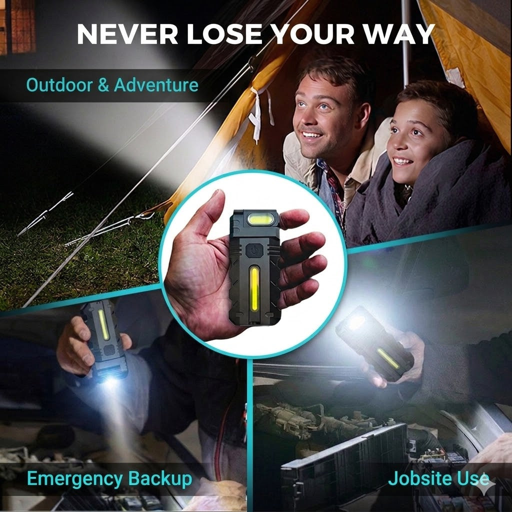 Rechargeable LED Work Light – 180° Tiltable