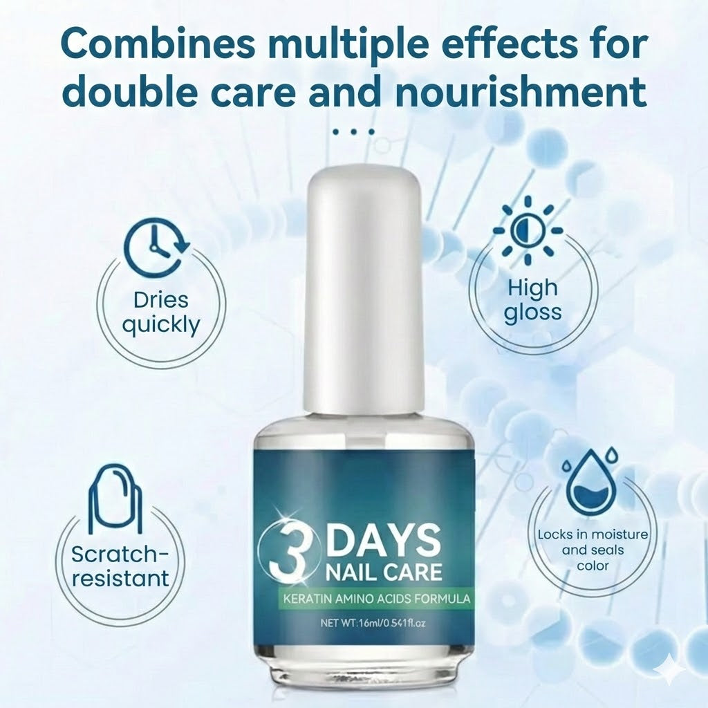 Quick-Dry Nail Oil – High Gloss Finish – Nourishing Cuticle Oil – Salon Quality
