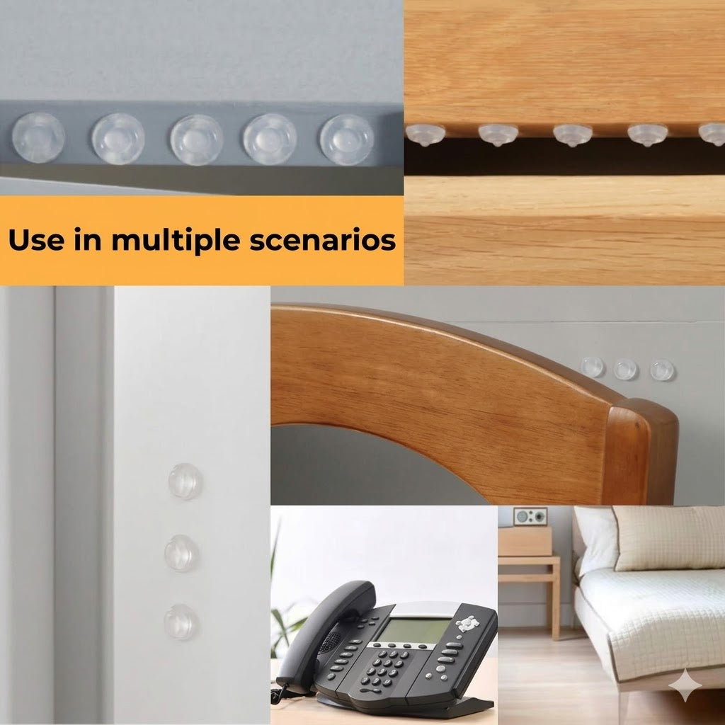 Clear Silicone Furniture Protectors (24 pcs)