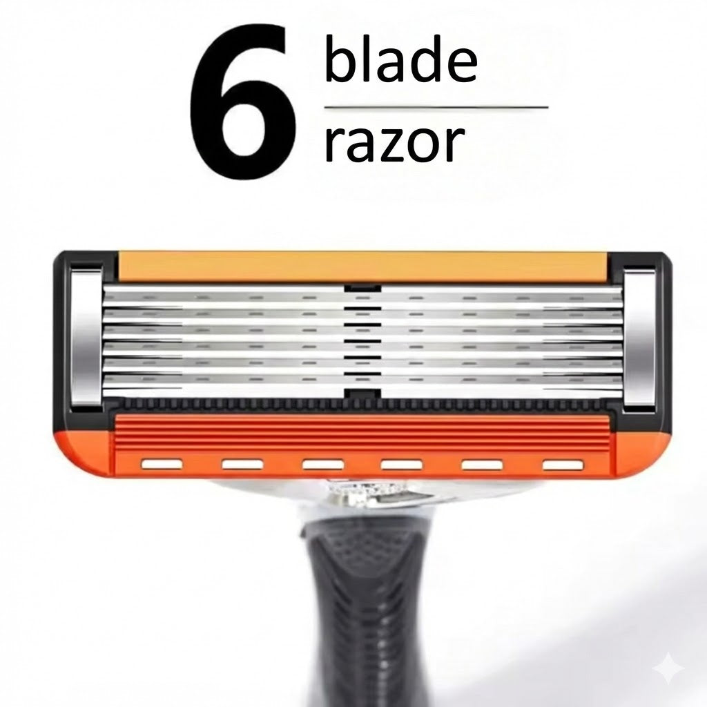 ProShave 6 Razor Blades Value Pack - 24/48 Count - 6-Blade System (Refill Cartridges)