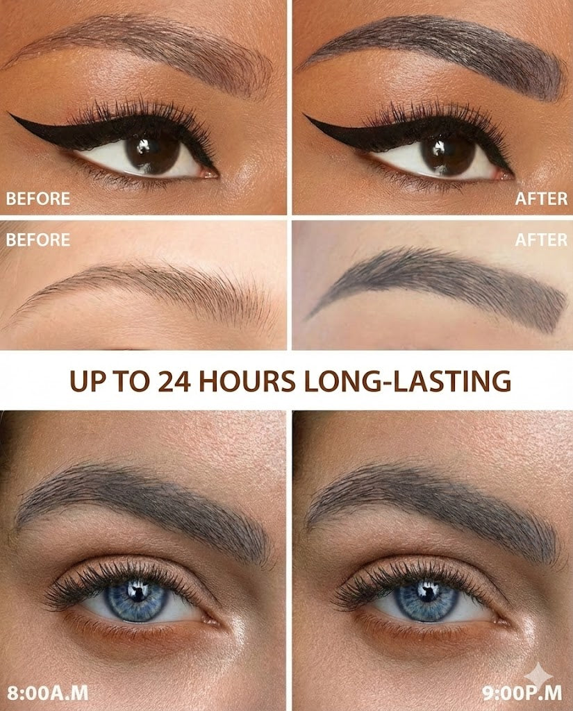 Microblading Eyebrow Pen – Waterproof Eyebrow Pencil with Micro-Fork Tip (Natural Effect)