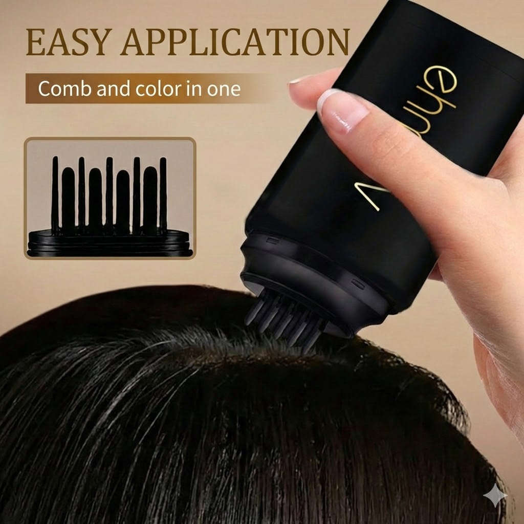 Root Touch-Up Comb – Temporary Hair Color for Gray Hair & Roots (Instant Results)