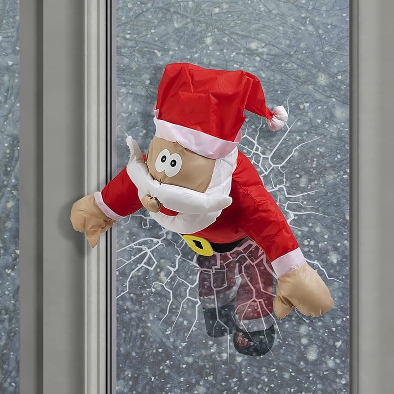 Funny “Oops!” Santa & Reindeer Decoration