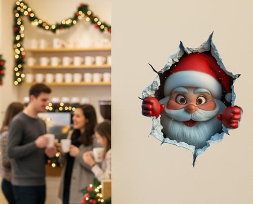 Santa Wall Sticker