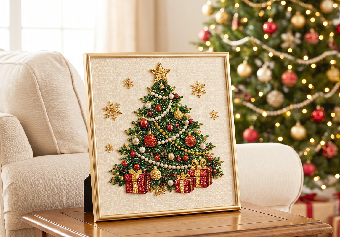 🔥 50% OFF – LIMITED TIME! 🎨💎 Relaxing DIY Christmas Diamond Painting Kit – Easy for Beginners 🎄