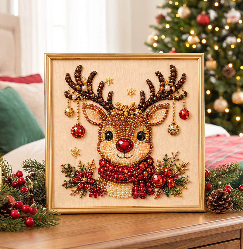 🔥 50% OFF – LIMITED TIME! 🎨💎 Relaxing DIY Christmas Diamond Painting Kit – Easy for Beginners 🎄