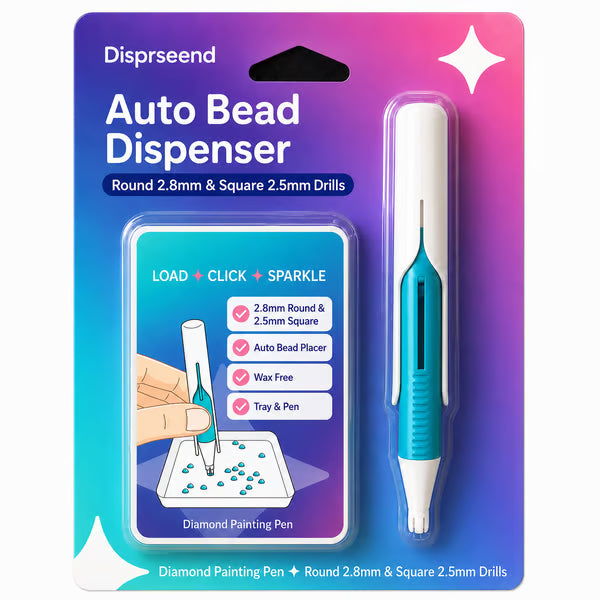 💎 Automatic Diamond Painting Pen & Shaker Tray Set ✨