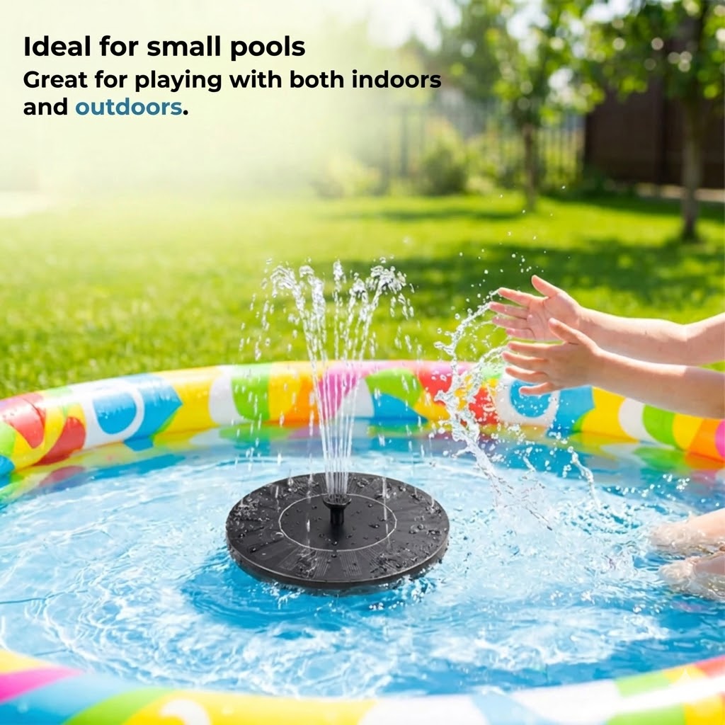 Automatic Solar-Powered Fountain