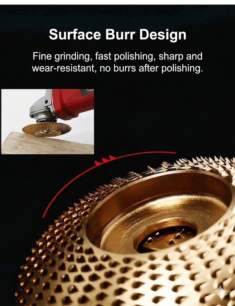 ⚙️ Grinding Discs for Woodworking – Fast Cutting, Sharp and Durable, Suitable for Angle Grinders