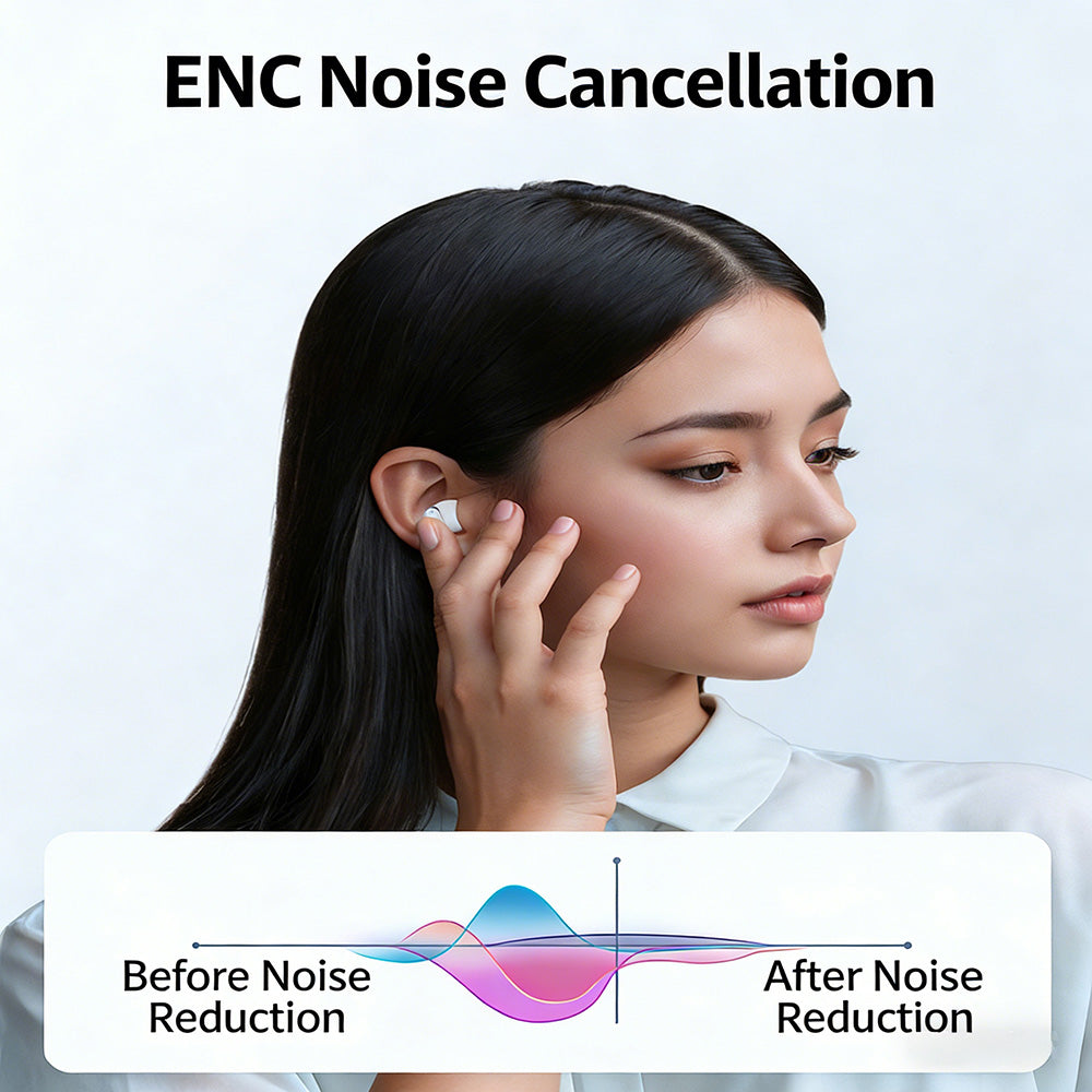 2-in-1 Wireless Bluetooth Headphones with Ear Hooks and Earbuds – 30 Hours Playtime