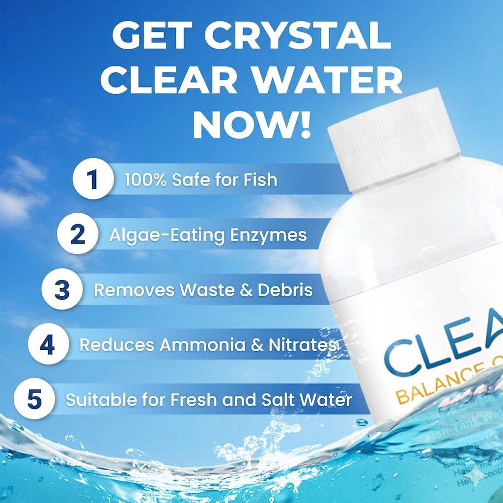 Powerful Aquarium Water Clarifier - 100ml - Against Cloudy Water