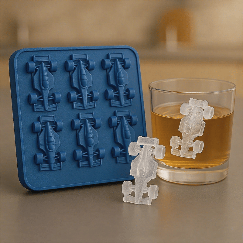 3D Ice Cube Mold – Formula 1 Race Car (6 Shapes)