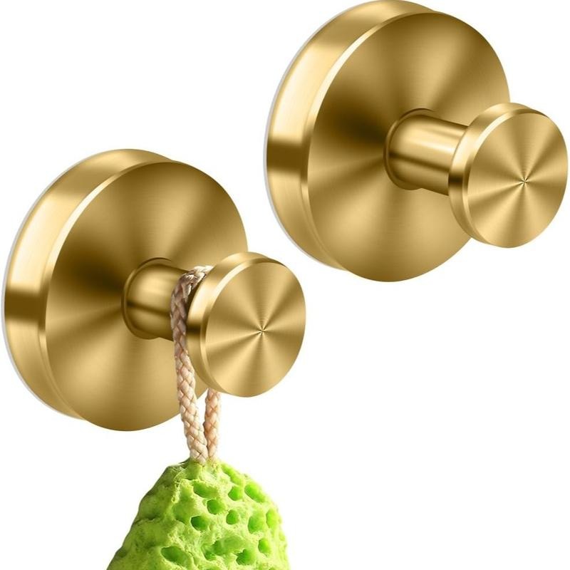 Modern Bathroom Towel Hooks – TwistLock Suction Cup System – Removable & Reusable – No Damage