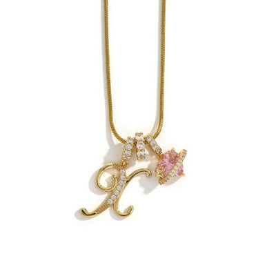 Elegant necklace with a heart pendant