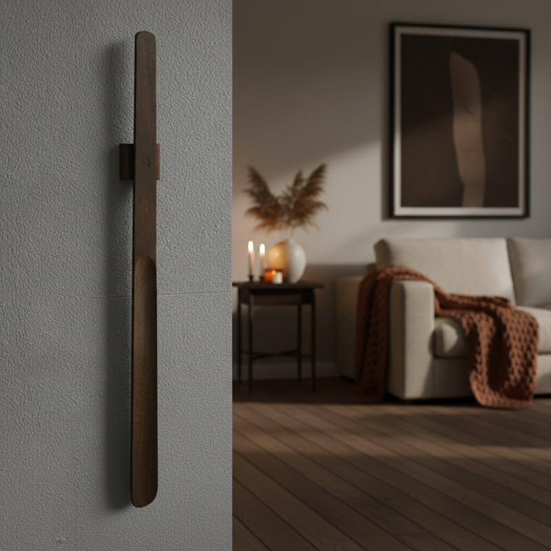 Long Magnetic Shoehorn with Wall Mount