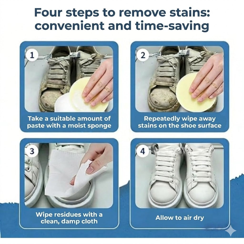 White Shoe Restoration Cream
