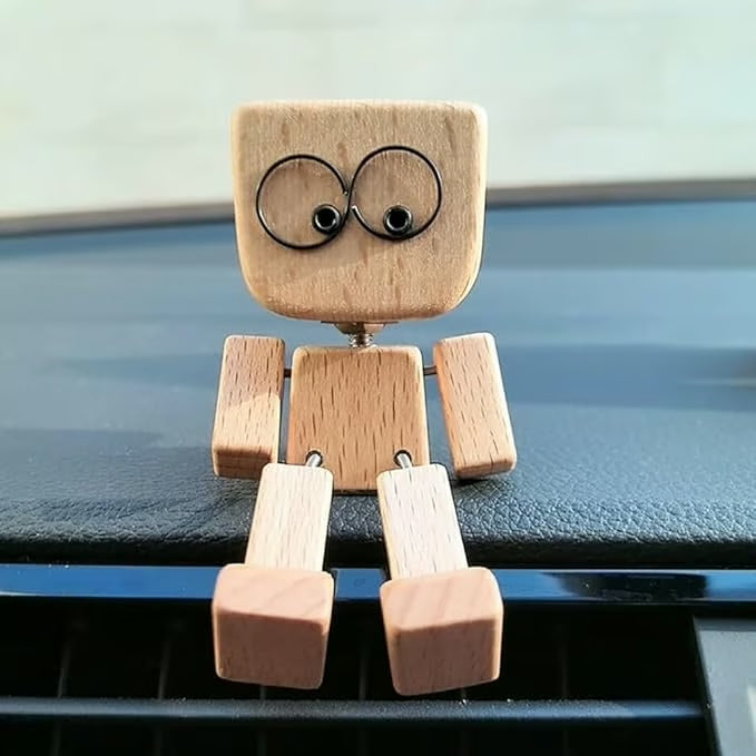 Charming Wooden Figure – 12 Facial Expressions