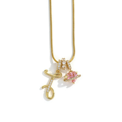 Elegant necklace with a heart pendant