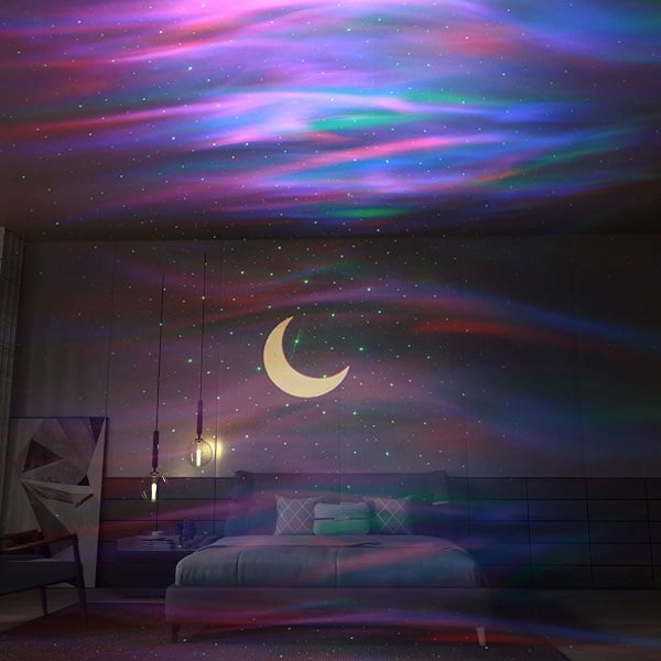 2-in-1 Northern Lights & Starry Sky Projector