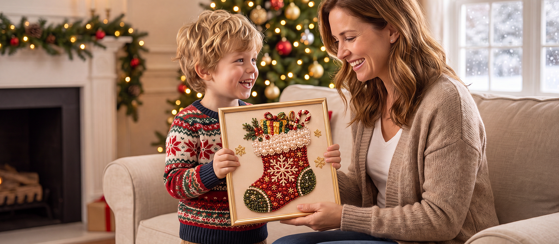 🔥 50% OFF – LIMITED TIME! 🎨💎 Relaxing DIY Christmas Diamond Painting Kit – Easy for Beginners 🎄