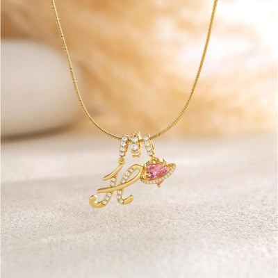 Elegant necklace with a heart pendant