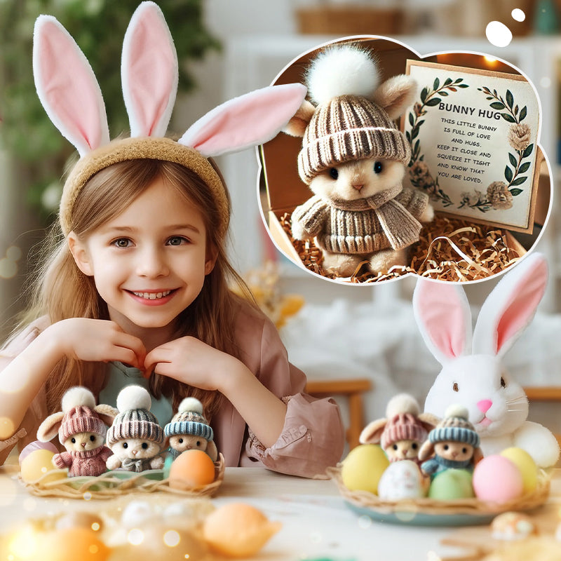 Handmade Mini Bunny Plushies - Cute Easter Gift & Decoration