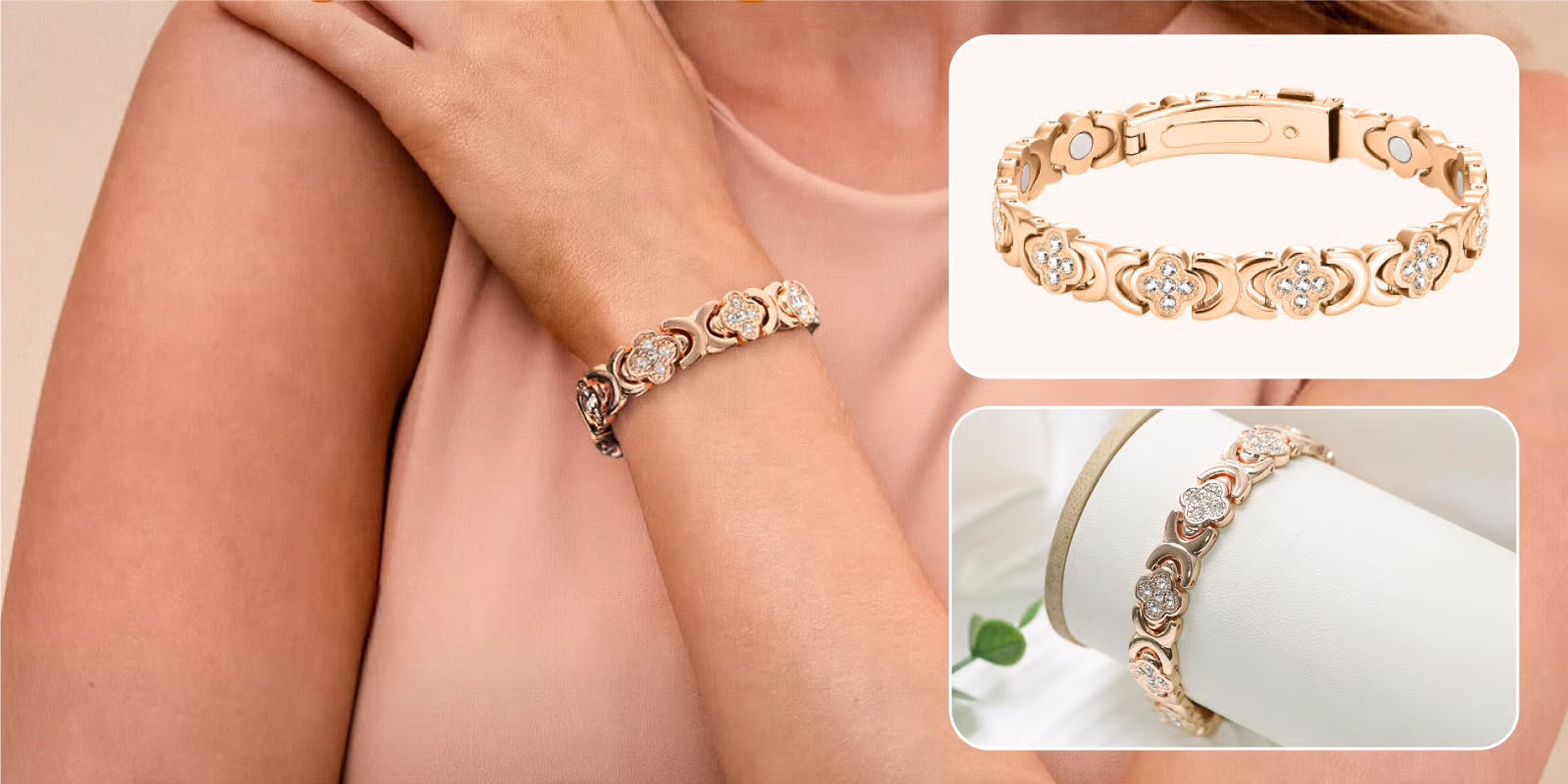 Copper Flower Bracelet