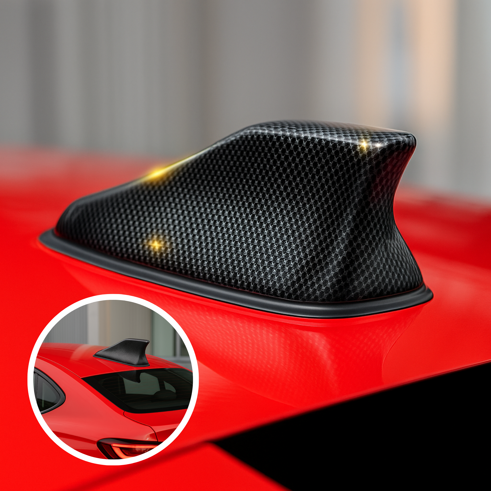 Shark Fin Car Antenna Amplifier - Improved Radio Reception
