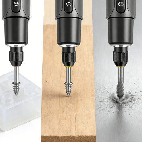 Professional Electric Multitool Set - Digital Speed Display - Built-in LED Light