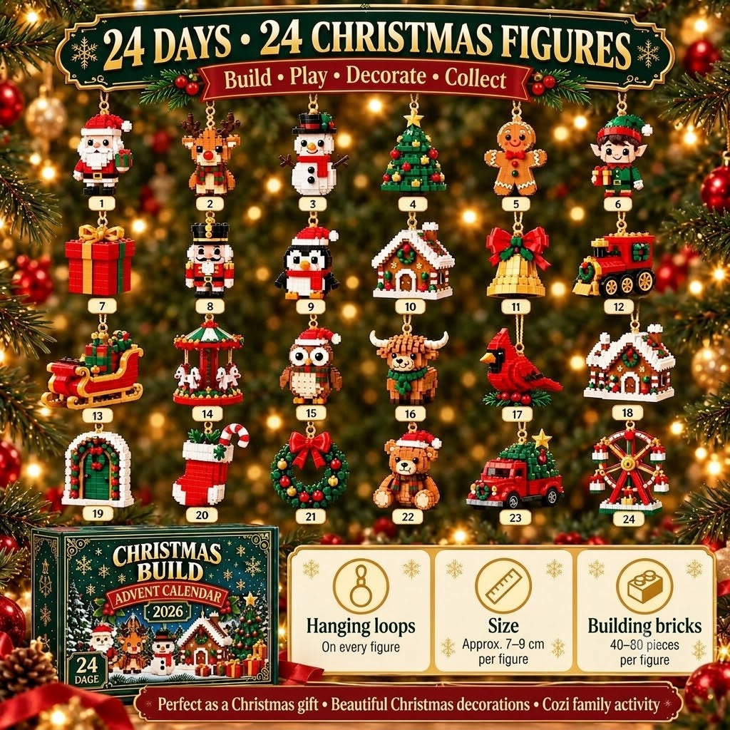 Christmas Building Set – Build a New Christmas Figure Every Day Until Christmas Eve
