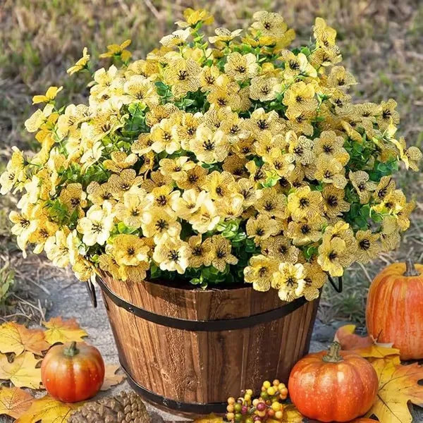UV-Resistant Artificial Flower - 4 Pieces